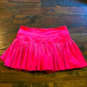 Hot pink gold hinge skirt